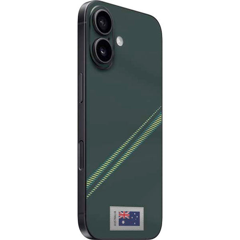 Australia Soccer Flag iPhone 16 Plus Skin